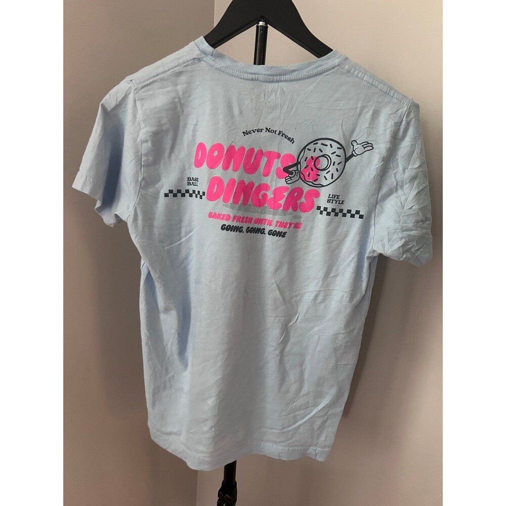 Baseball Lifestyle 101 Donuts & Dingers Graphic Tee - Youth XL